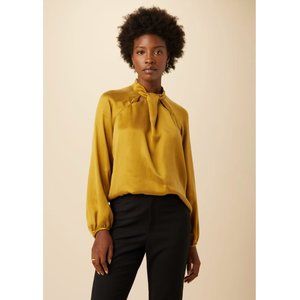 Amour Vert Papillon Cottonseed Cupro Blouse